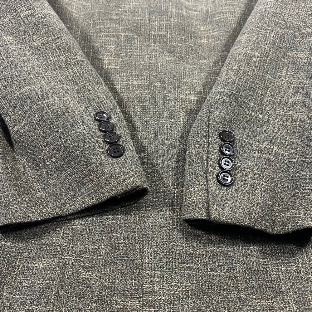 Chiavari Blazer Mens 42R Brown Cotton Wool Lanificio Calvino Vitale Italy Coat - Picture 16 of 16